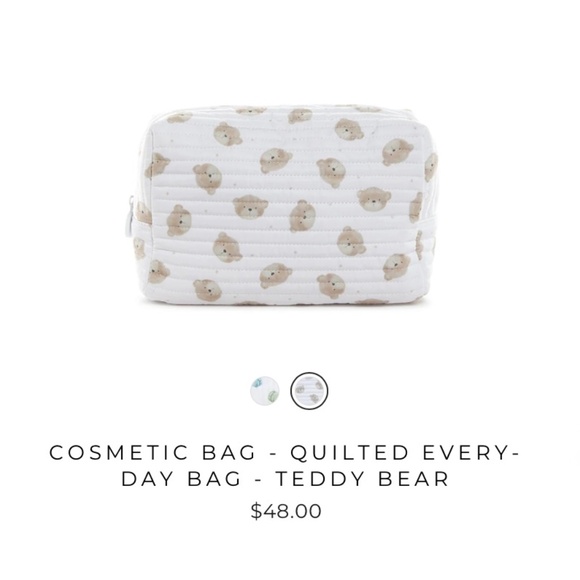 TRVL Design Signature Quilted Collection Teddy Pouch - Picture 3 of 8